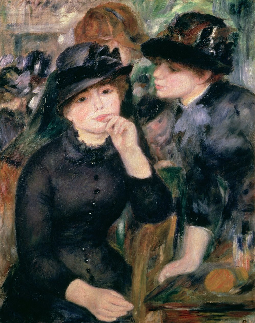 Flickor i svart, 1881-82 av Pierre Auguste Renoir