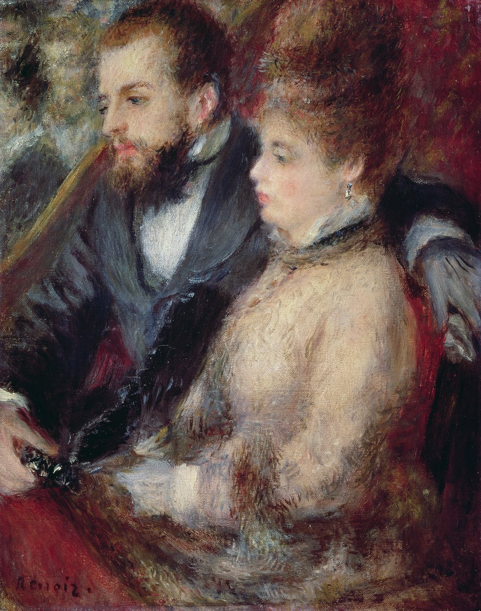 Logen, 1873 av Pierre Auguste Renoir