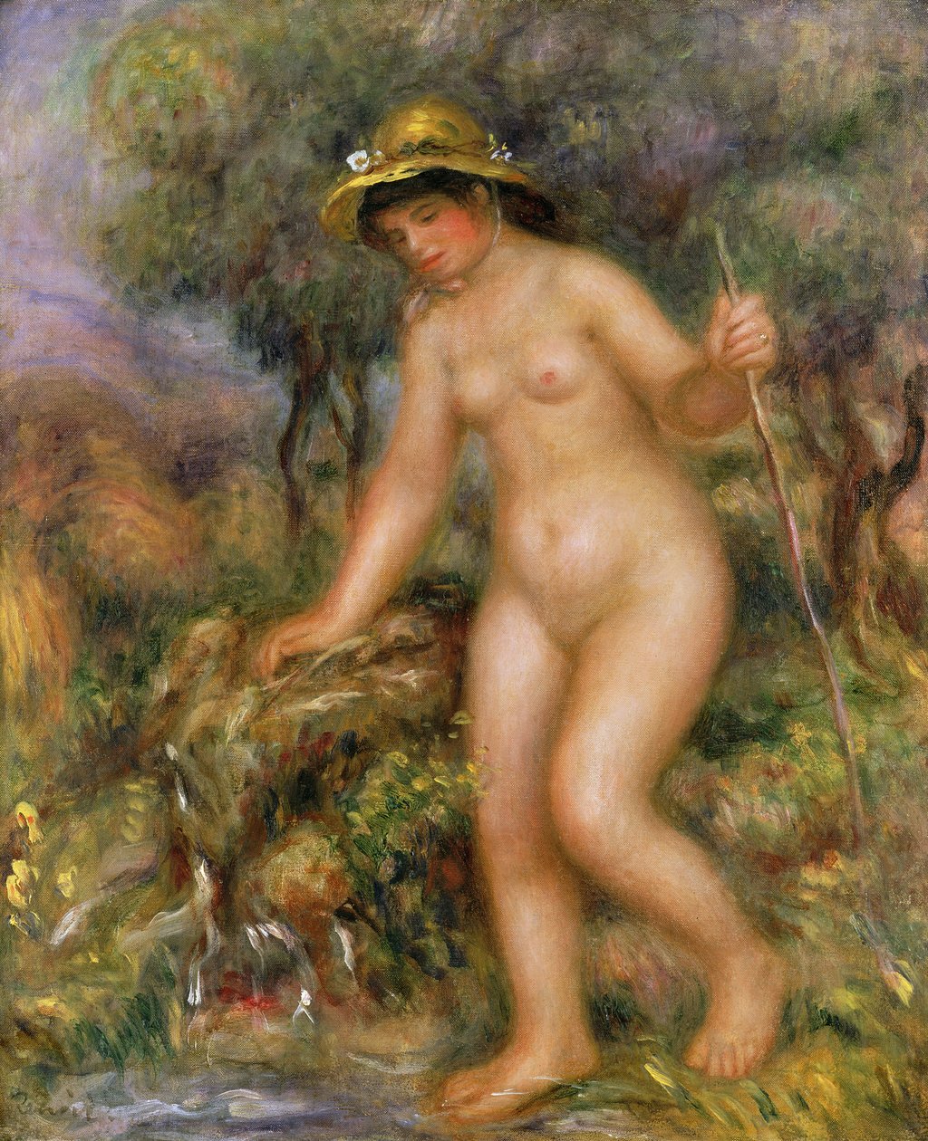 Källan eller Naked Gabrielle av Pierre Auguste Renoir