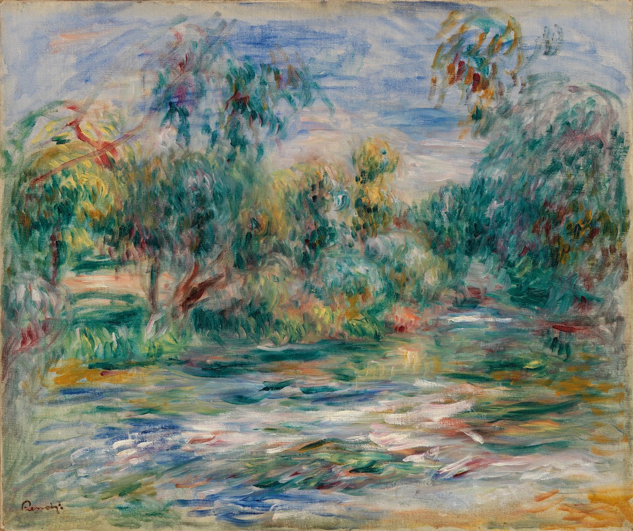 Landscape (Paysage) av Pierre Auguste Renoir