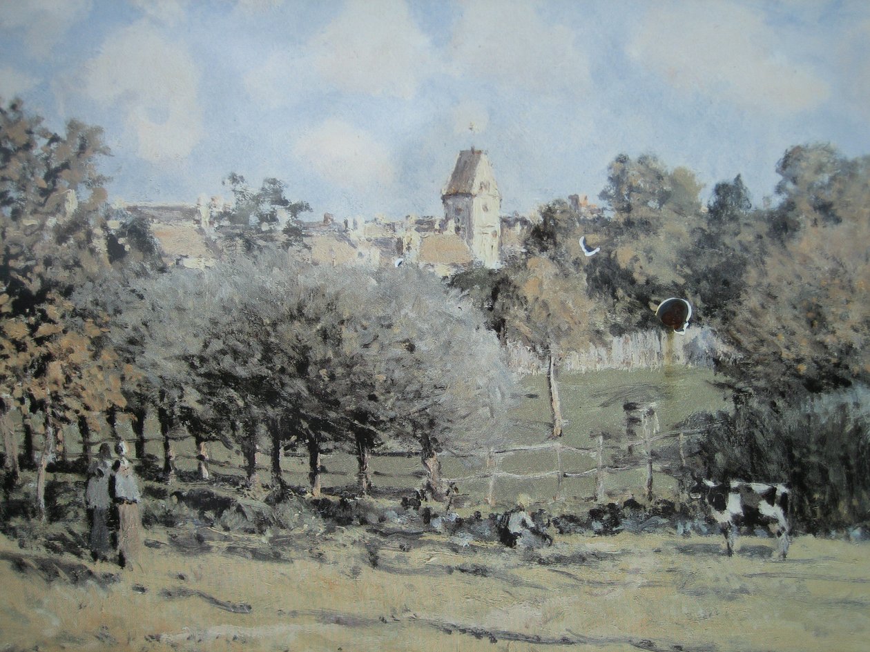 LÉglise de Noisy-le-Roi av Pierre Auguste Renoir
