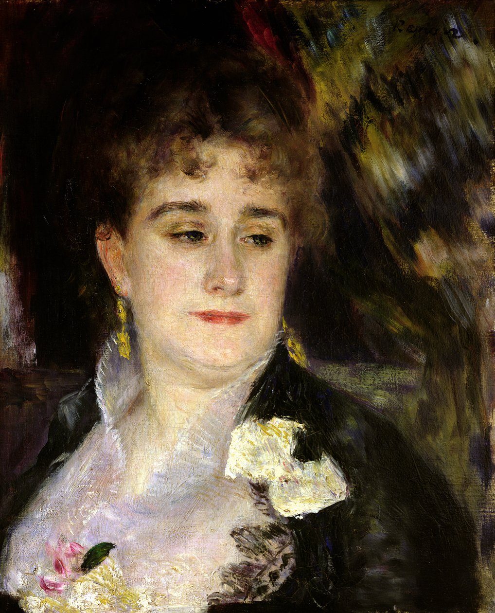 Madame Georges Charpentier (1848-1904), ca 1876-7 av Pierre Auguste Renoir