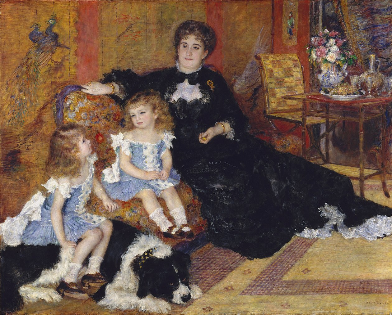 Madame Georges Charpentier och hennes barn, 1878 av Pierre Auguste Renoir