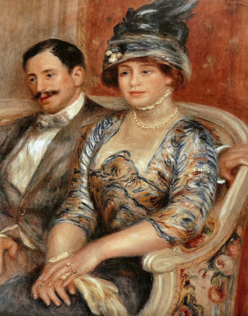 Monsieur et Madame Bernheim de Villers av Pierre Auguste Renoir