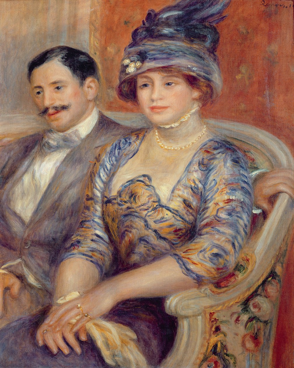 Herr och fru Bernheim de Villers, 1910 av Pierre Auguste Renoir