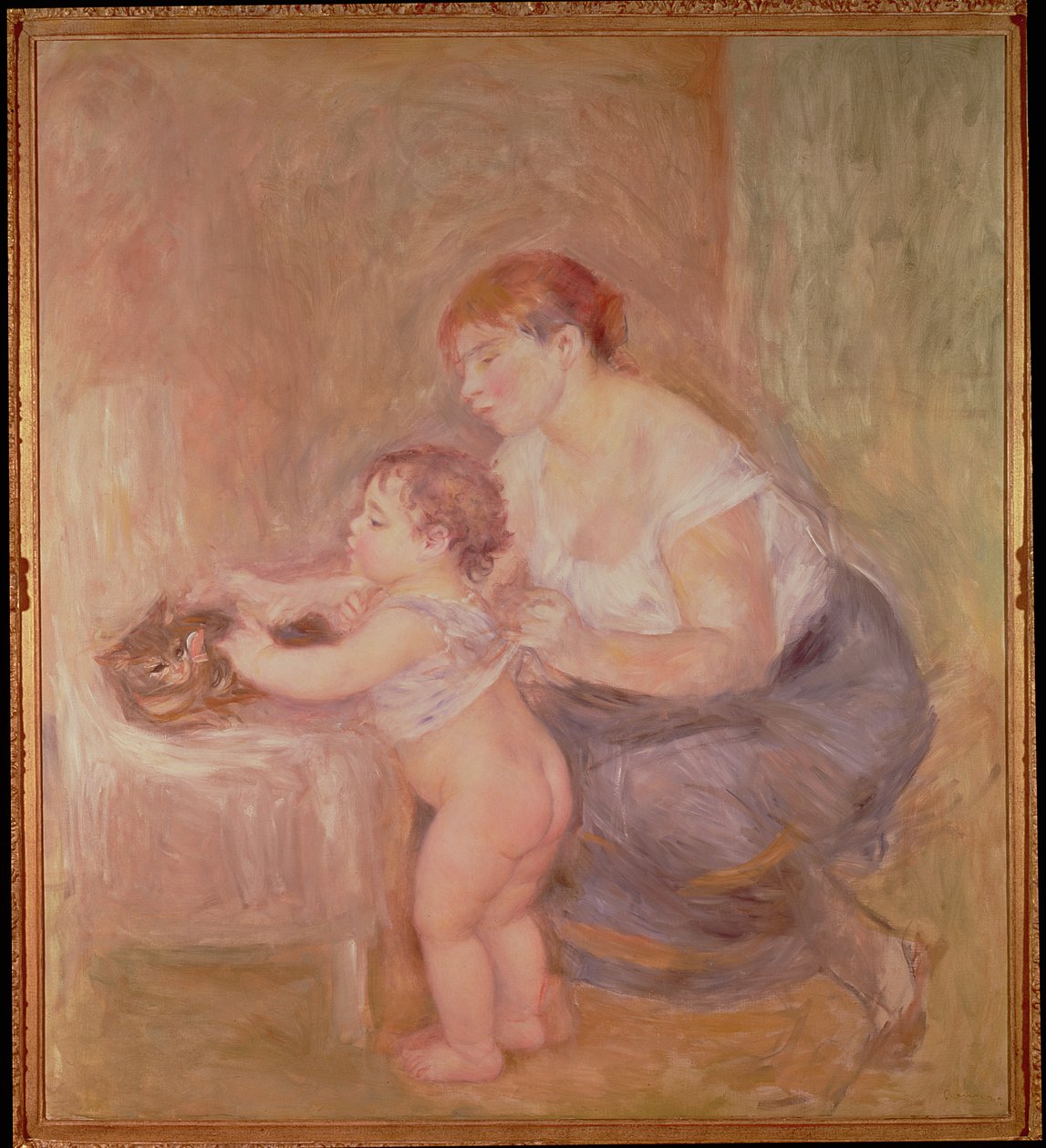 Mamma och barn av Pierre Auguste Renoir