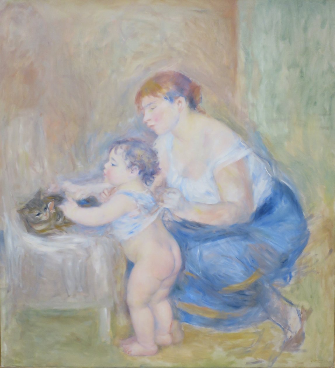 Mamma och barn av Pierre Auguste Renoir