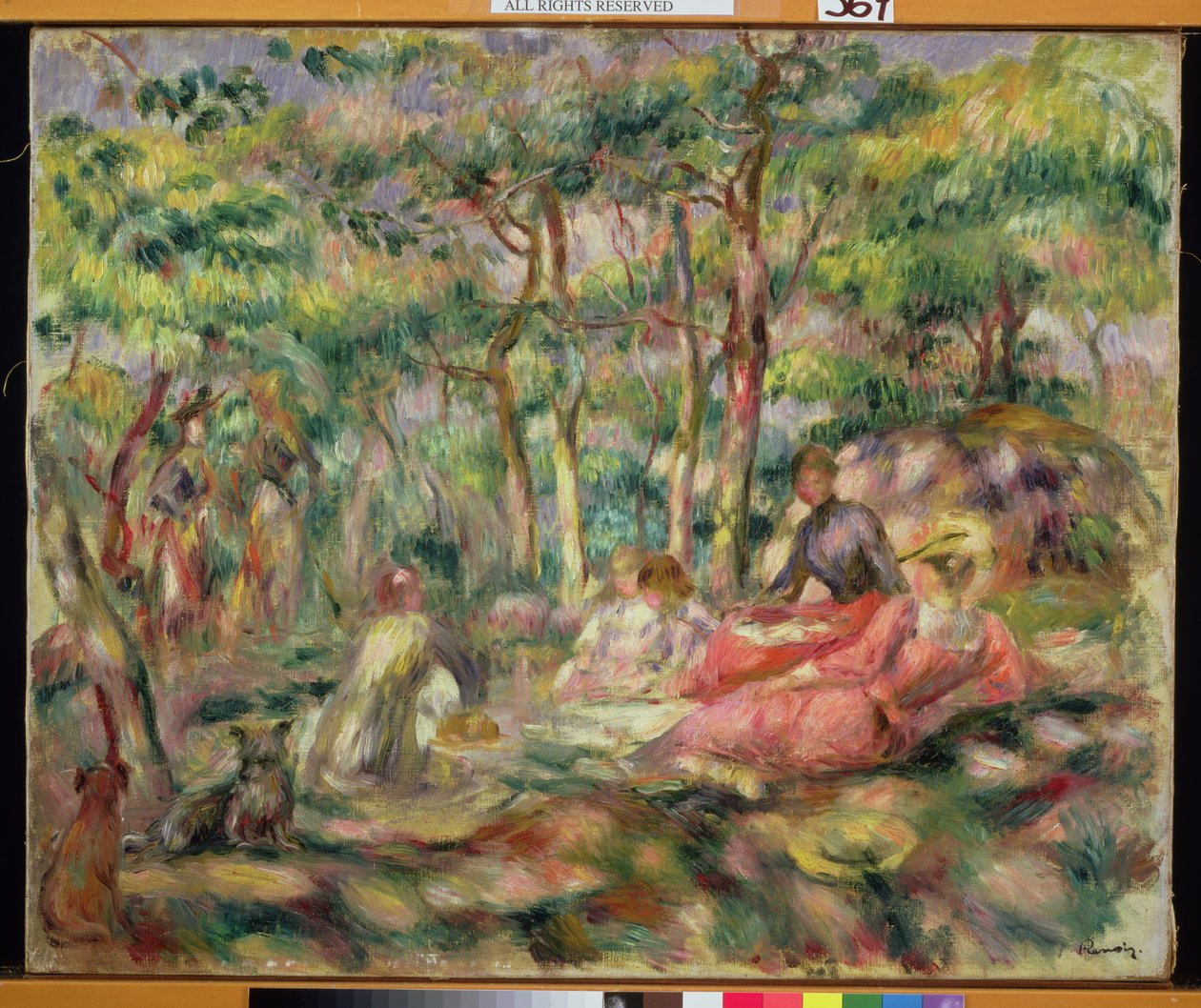 Picknick, ca 1893 av Pierre Auguste Renoir