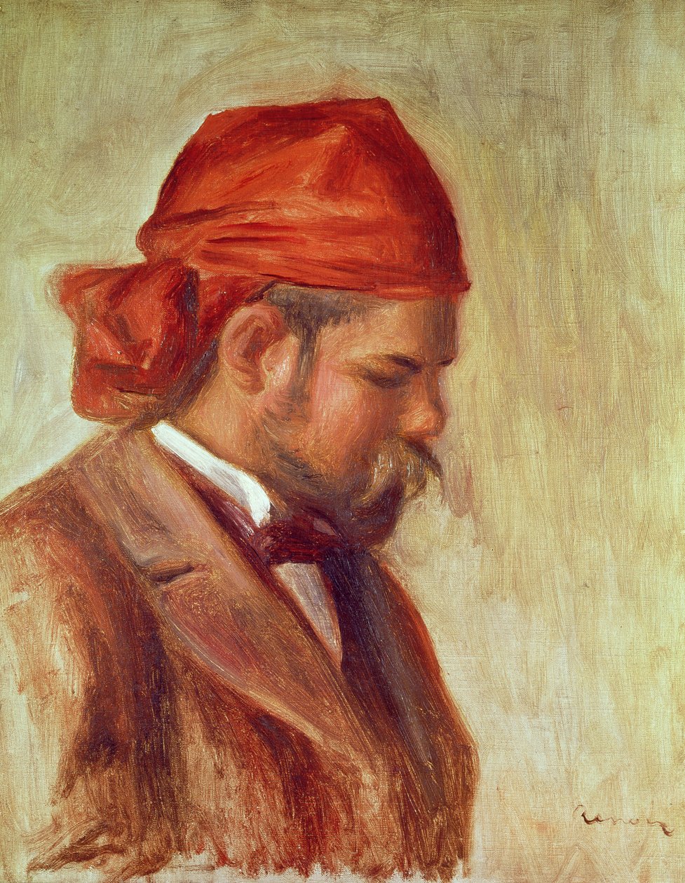 Porträtt av Ambroise Vollard (1868-1939) av Pierre Auguste Renoir