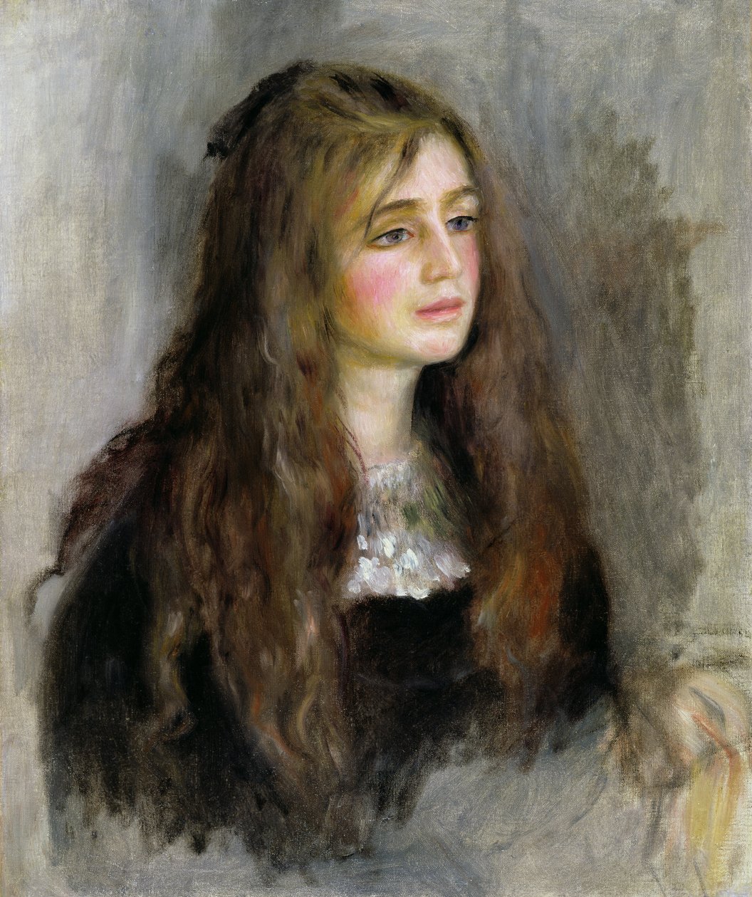 Porträtt av Julie Manet (1878-1966) 1894 av Pierre Auguste Renoir