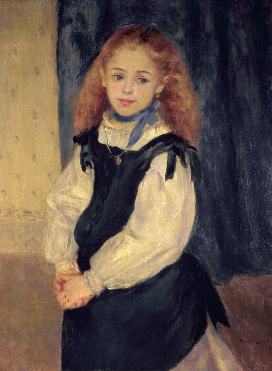 Porträtt av Mademoiselle Legrand av Pierre Auguste Renoir