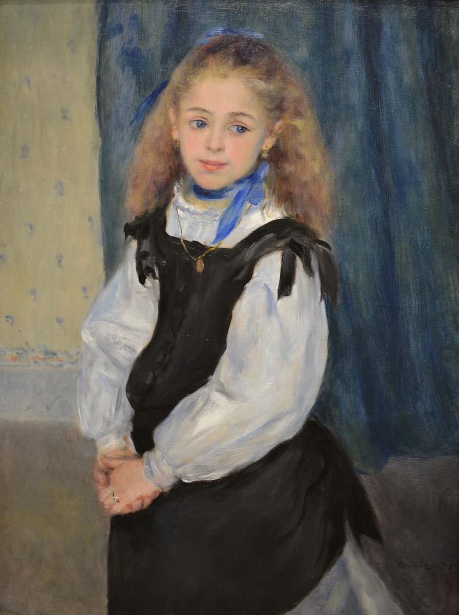 Porträtt av Mademoiselle Legrand av Pierre Auguste Renoir