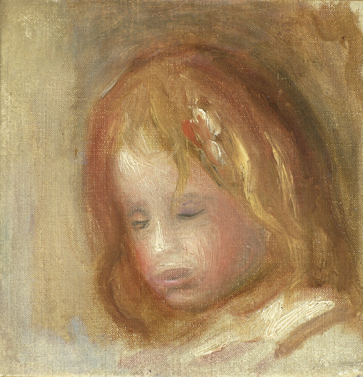 Porträtt av ett barn av Pierre Auguste Renoir