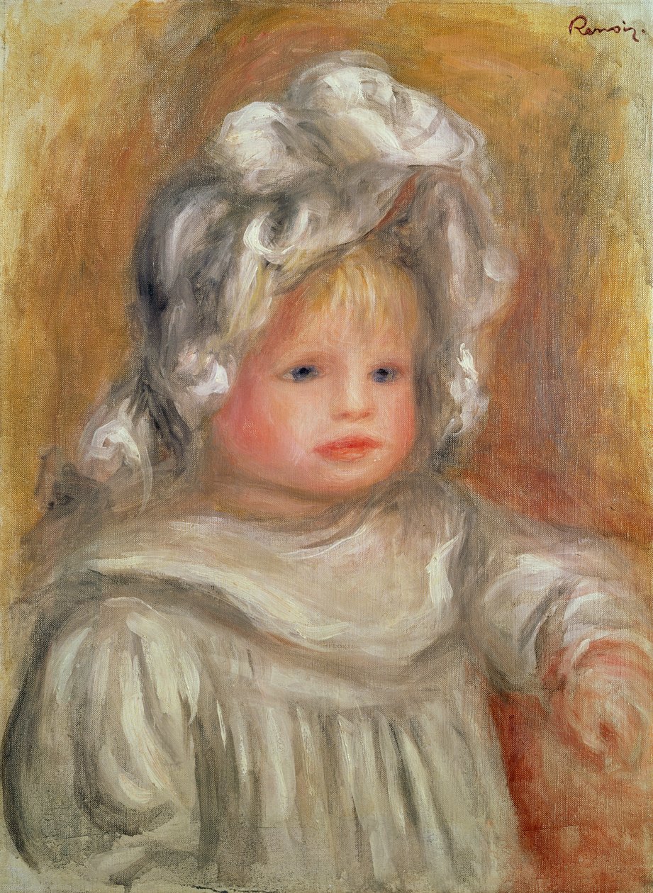 Porträtt av ett barn av Pierre Auguste Renoir