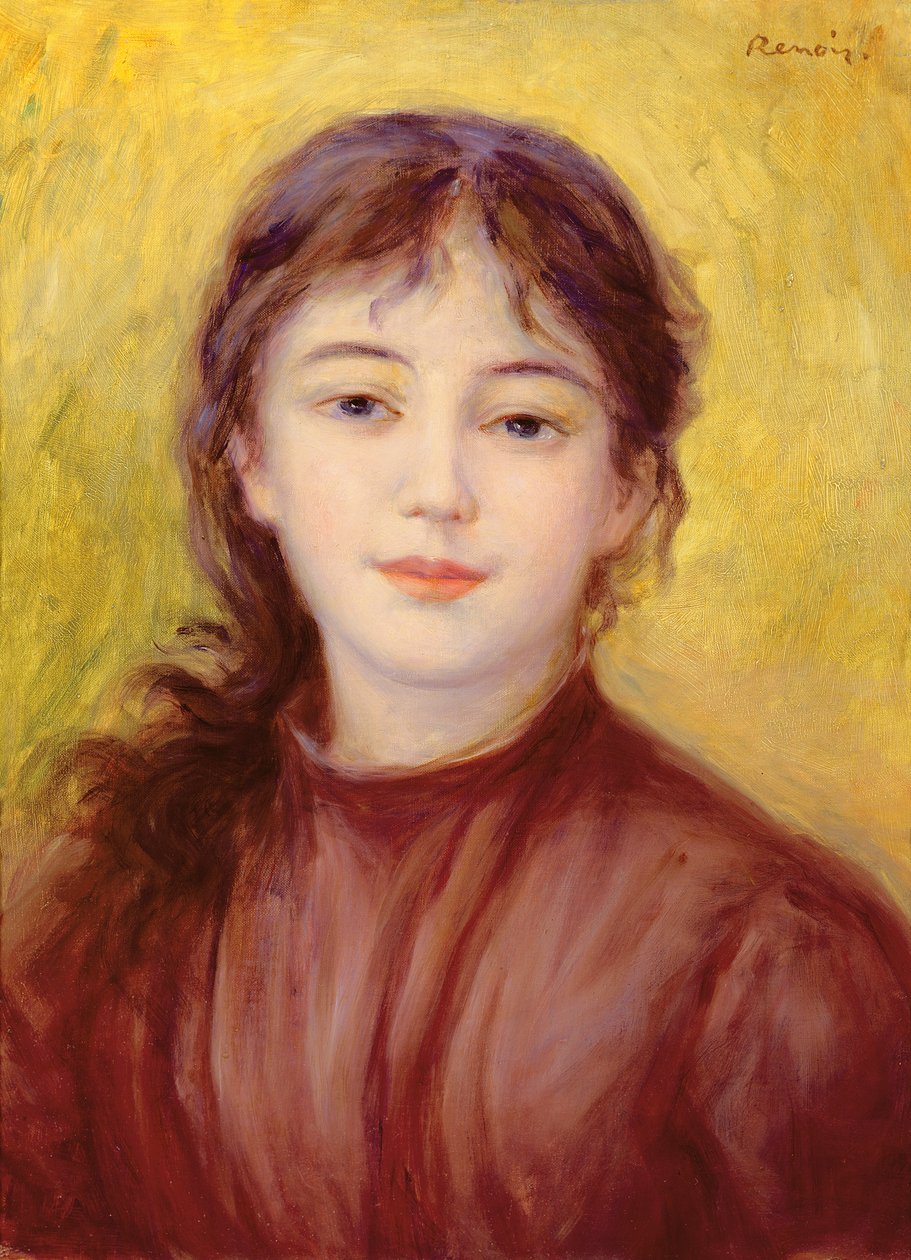 Porträtt av en kvinna, 1879 av Pierre Auguste Renoir