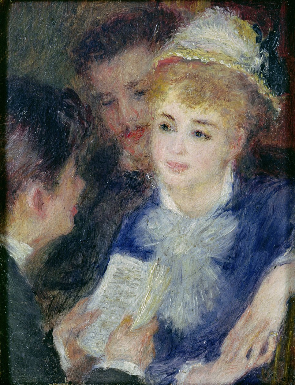Läser rollen av Pierre Auguste Renoir