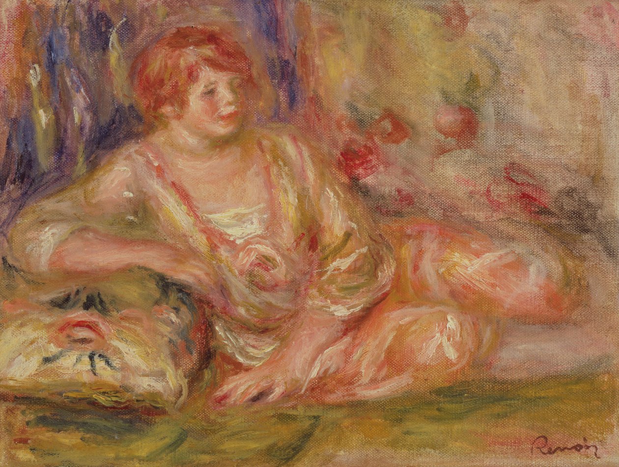 Liggande Odalisque av Pierre-Auguste Renoir