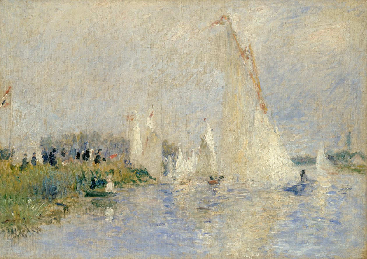 Regatta at Argenteuil, 1874 av Pierre Auguste Renoir
