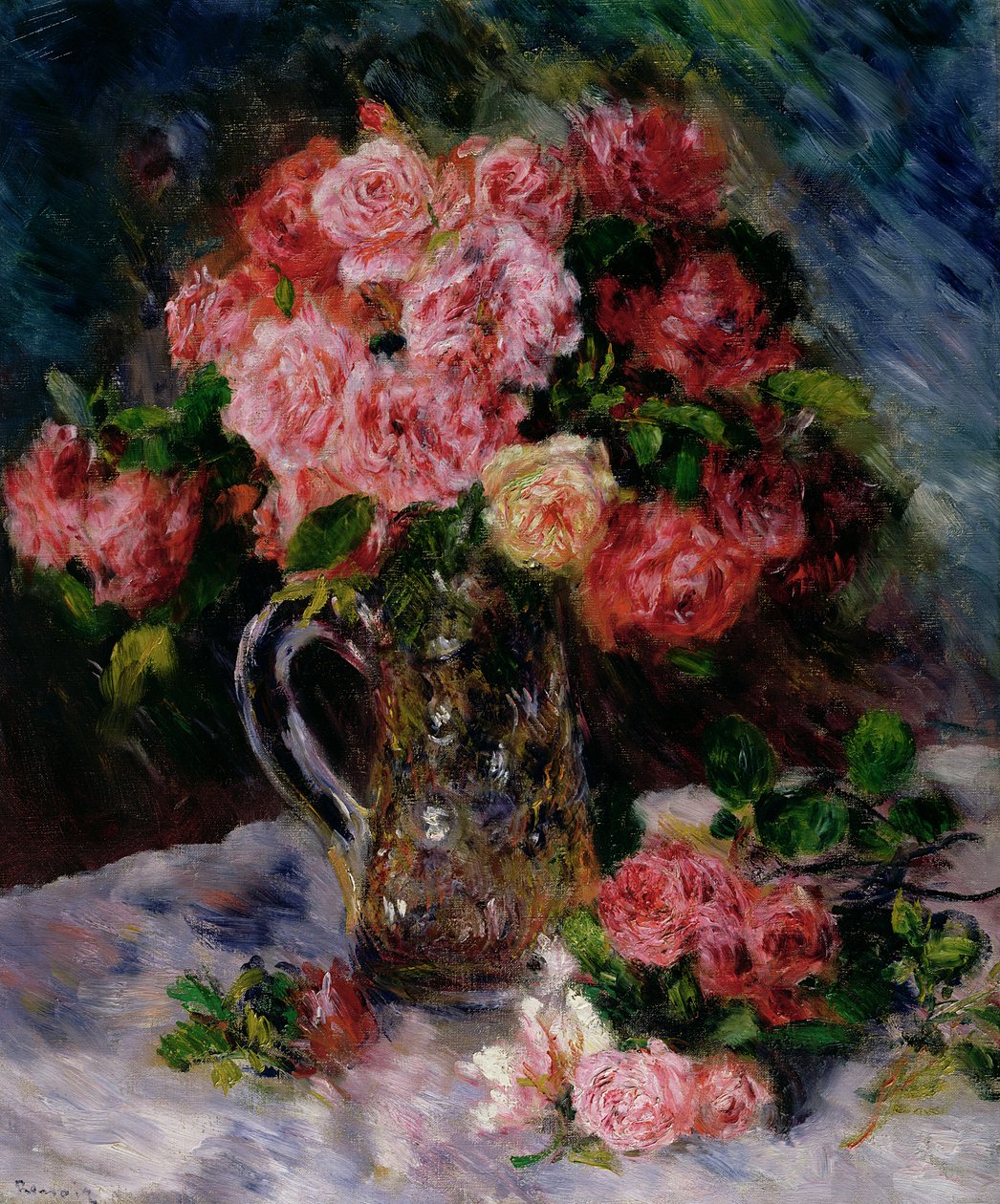 Rosor, ca 1879 av Pierre Auguste Renoir