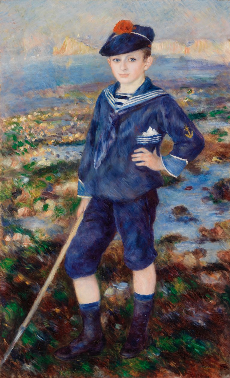 Sailor Boy (Portrait of Robert Nunès) av Pierre Auguste Renoir