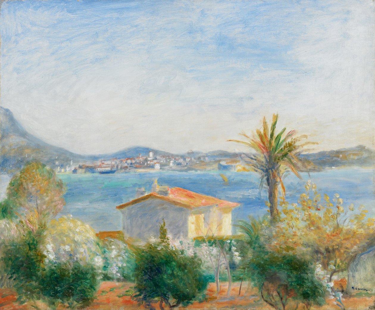 Tamaris, Frankrike, ca 1885 av Pierre Auguste Renoir