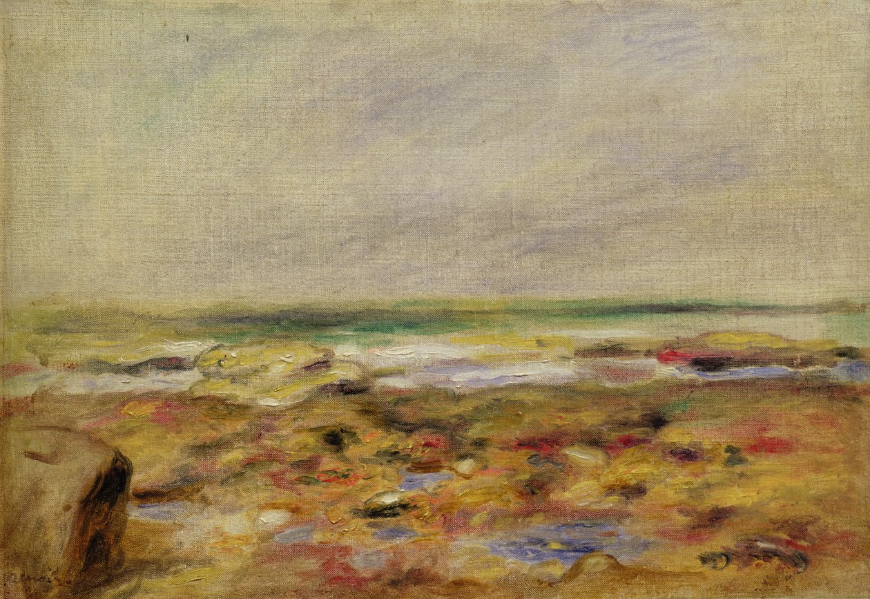 Stranden i Martigues, 1888 av Pierre Auguste Renoir