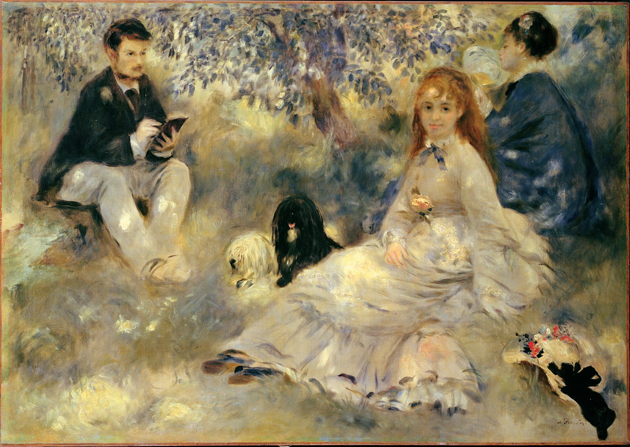 Familjen Henriot, ca 1871 av Pierre Auguste Renoir