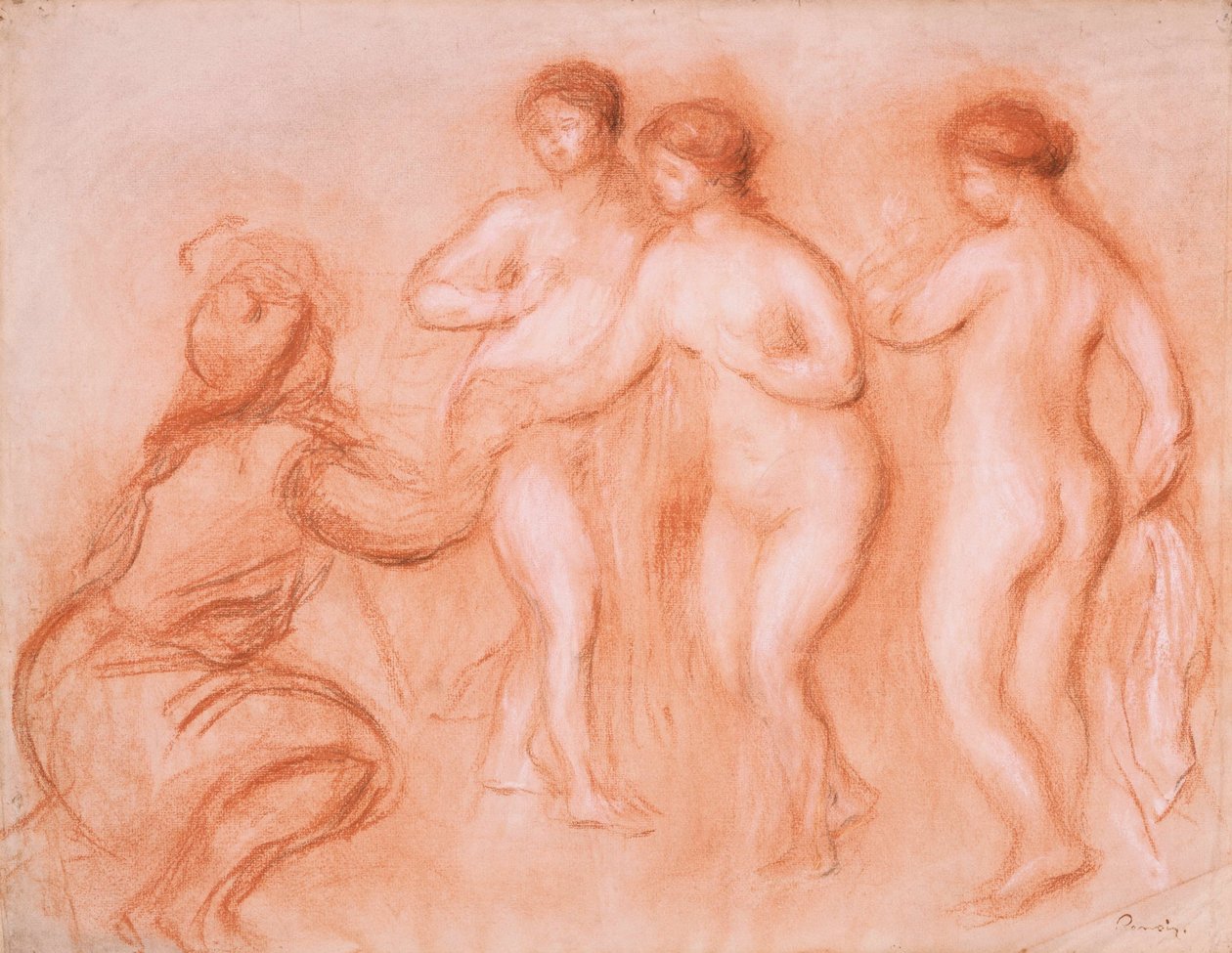 The Judgement of Paris av Pierre Auguste Renoir