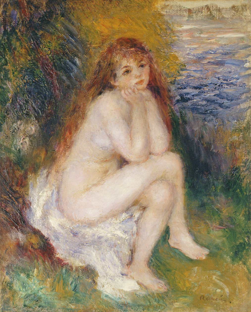 Najaden, 1876 av Pierre Auguste Renoir