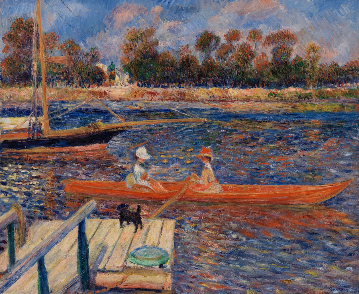 Seinen vid Argenteuil av Pierre Auguste Renoir