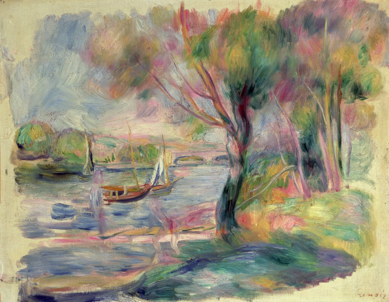 Seinen i Argenteuil, 1892 av Pierre Auguste Renoir