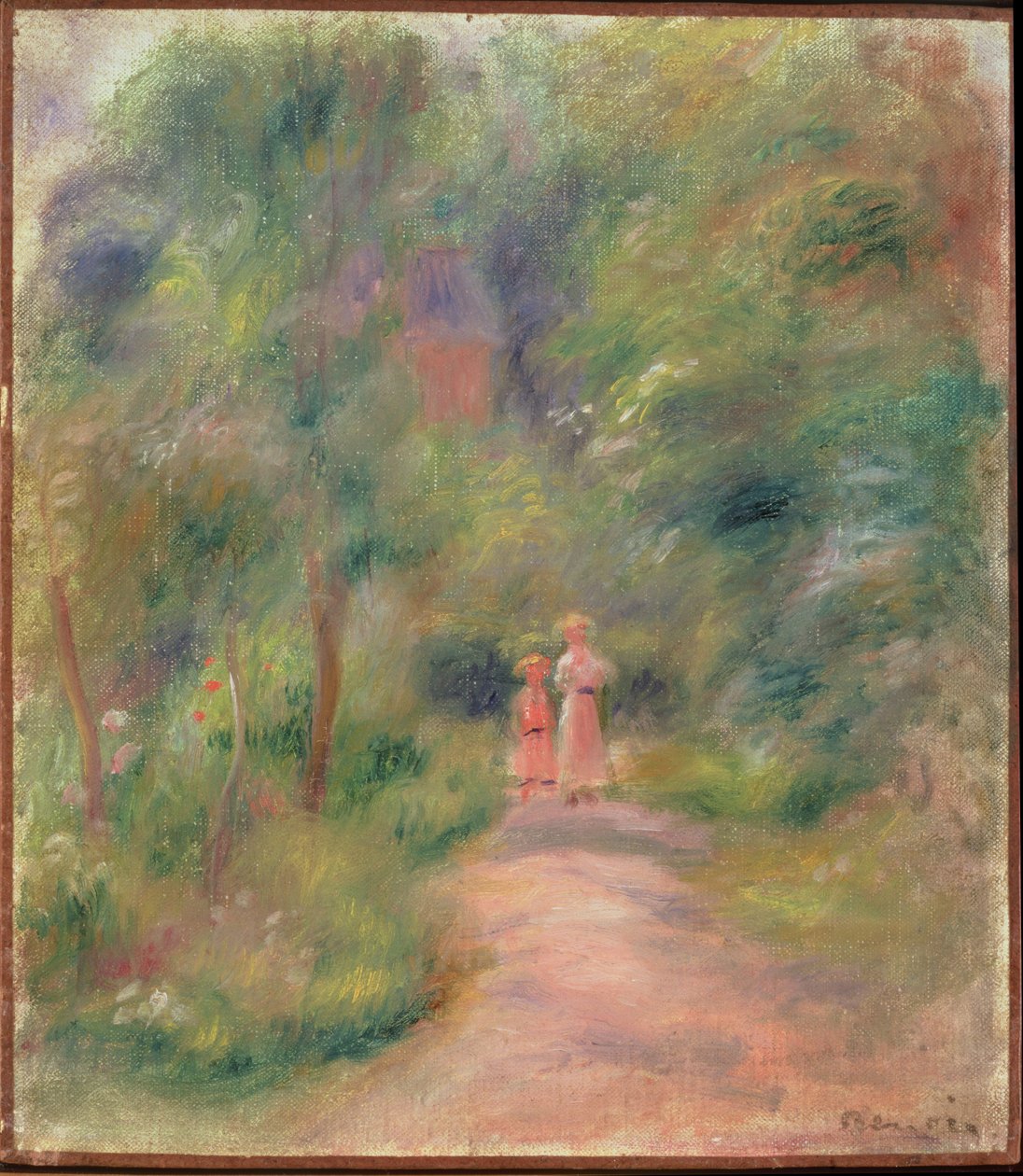 Two Figures in a Lane, 1906 av Pierre Auguste Renoir