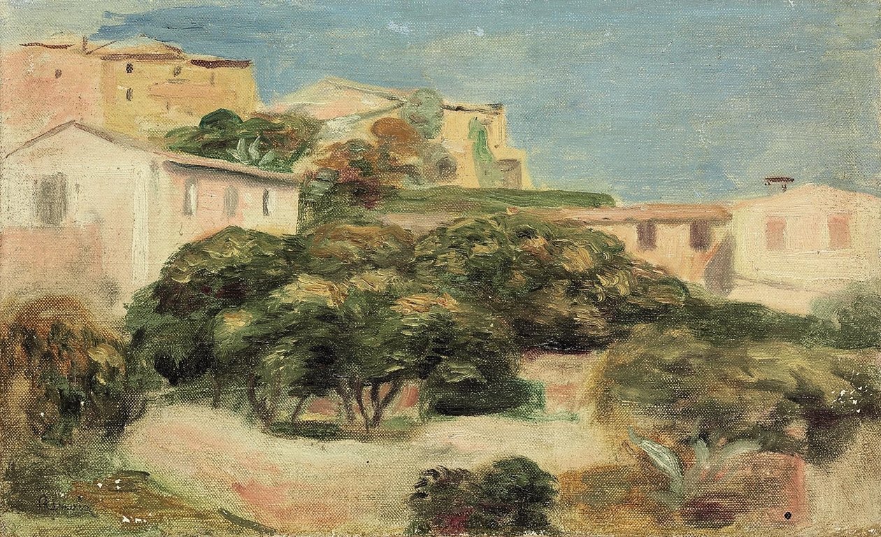 Vue de Cagnes av Pierre Auguste Renoir