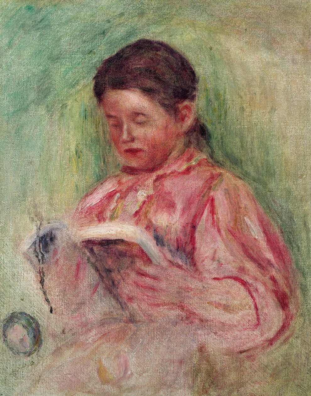Kvinna som läser av Pierre Auguste Renoir