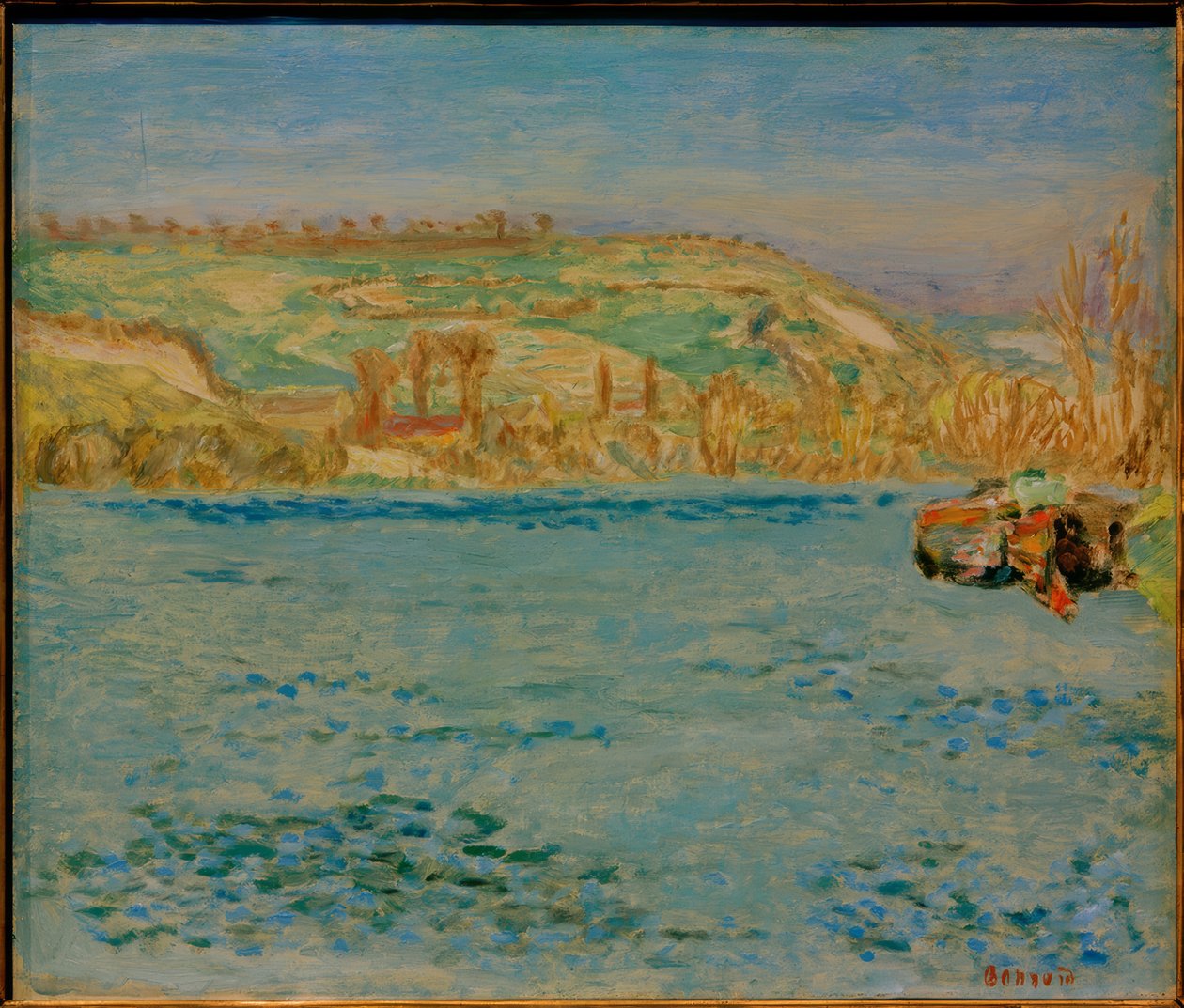 Seinen vid Vernonnet av Pierre Bonnard