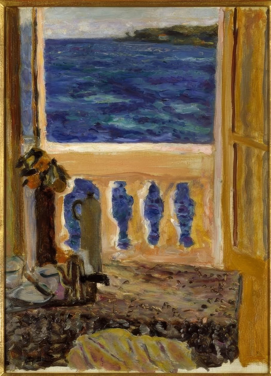 Fönster mot havet av Pierre Bonnard