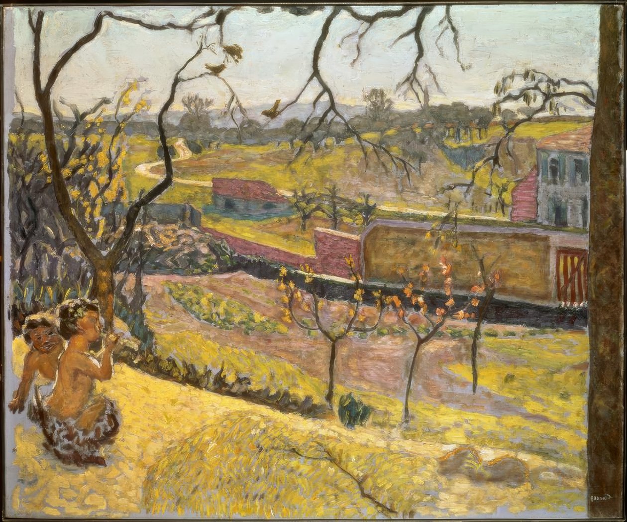 Början av våren. Små fauner av Pierre Bonnard
