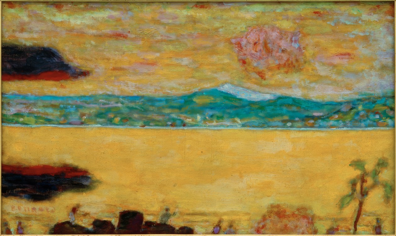 Saint-Tropezbukten av Pierre Bonnard