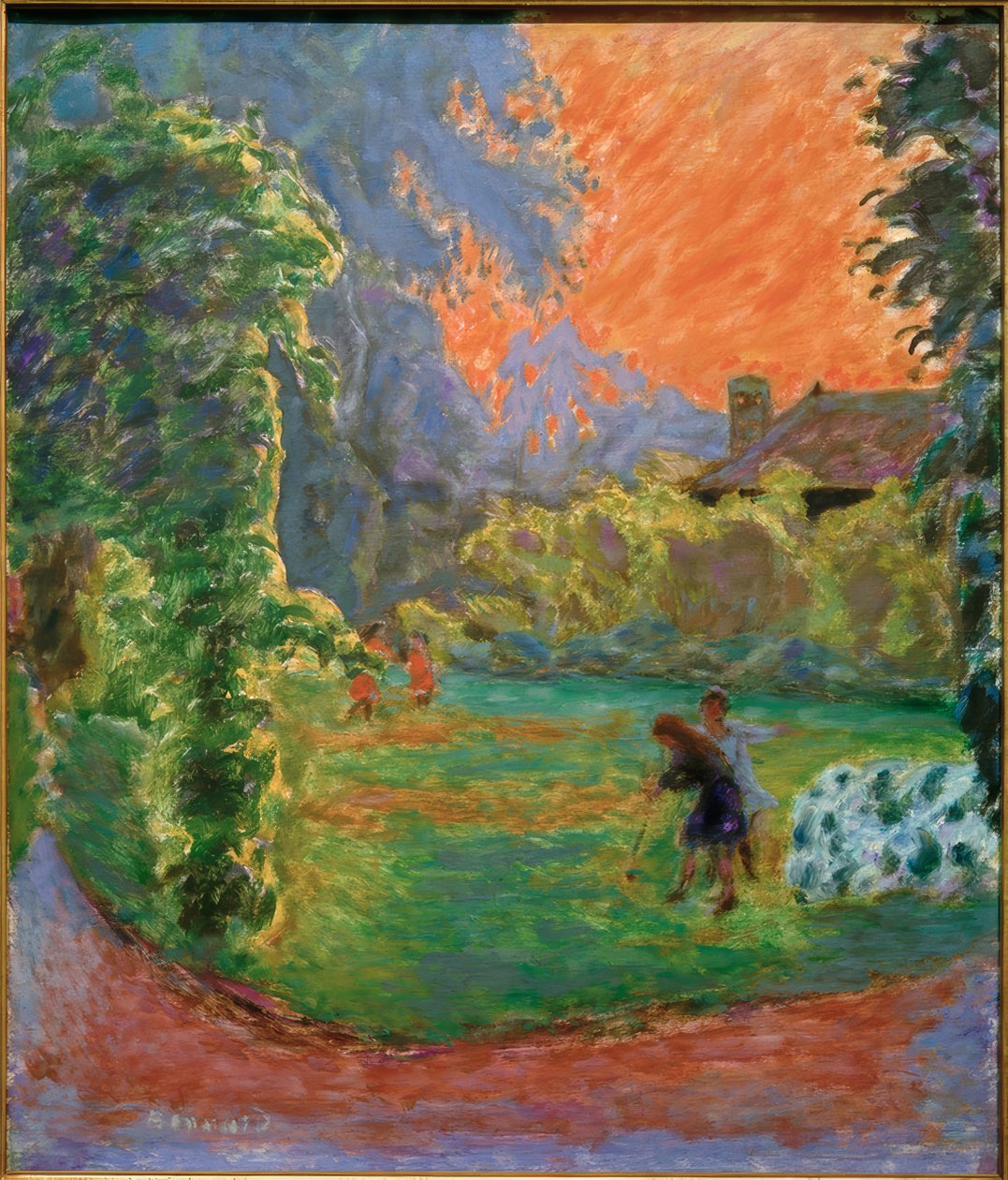Den nedåtgående solen av Pierre Bonnard