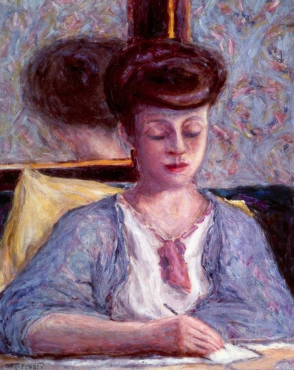 Misia Godebska skriver av Pierre Bonnard