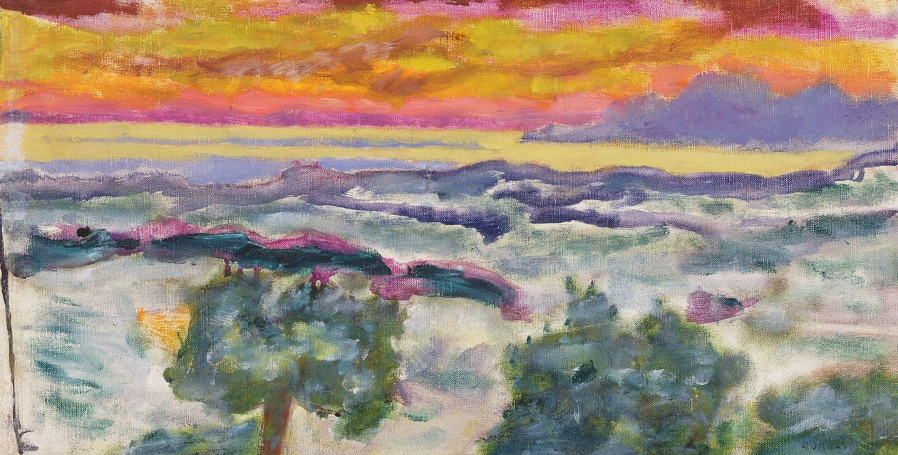 Solnedgång, 1939 av Pierre Bonnard