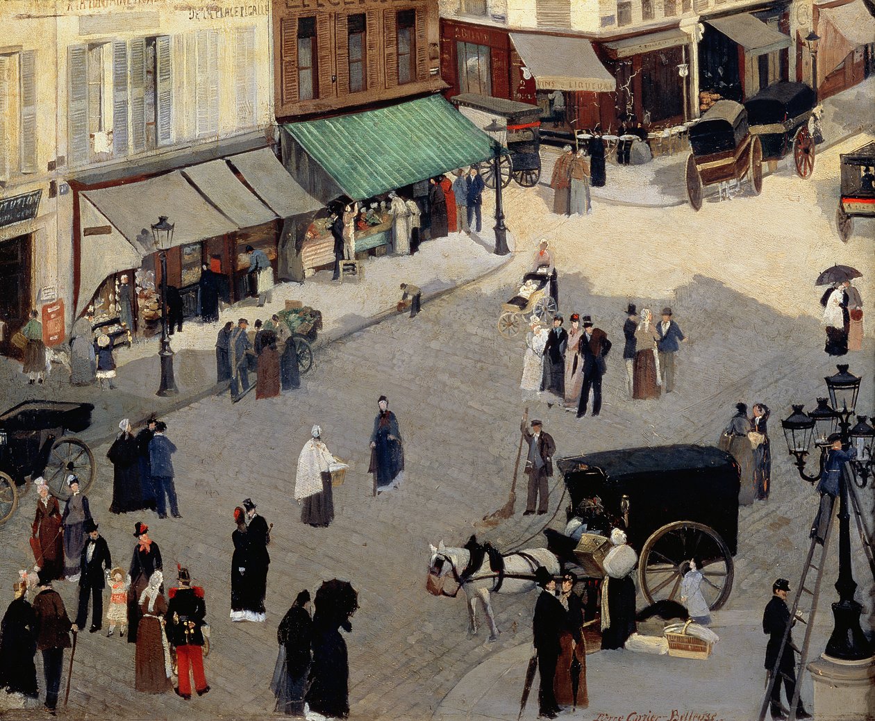 Place Pigalle, Paris, 1880-talet av Pierre Carriere Belleuse