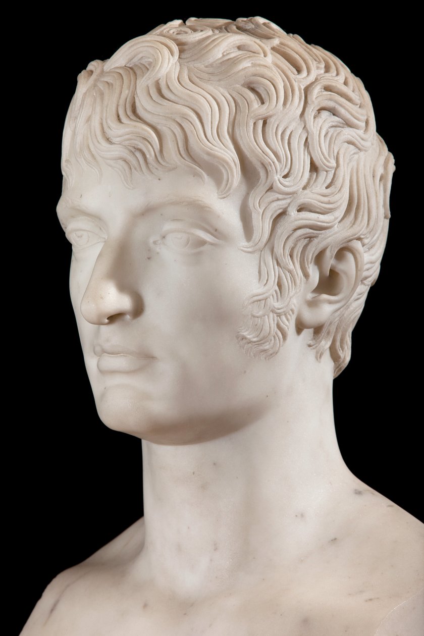 Byst av Louis Bonaparte (marmor) (detalj) (se även 698741) av Pierre Cartellier