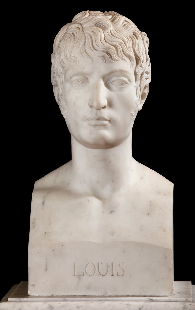 Byst av Louis Bonaparte (marmor) (se även 698742) av Pierre Cartellier
