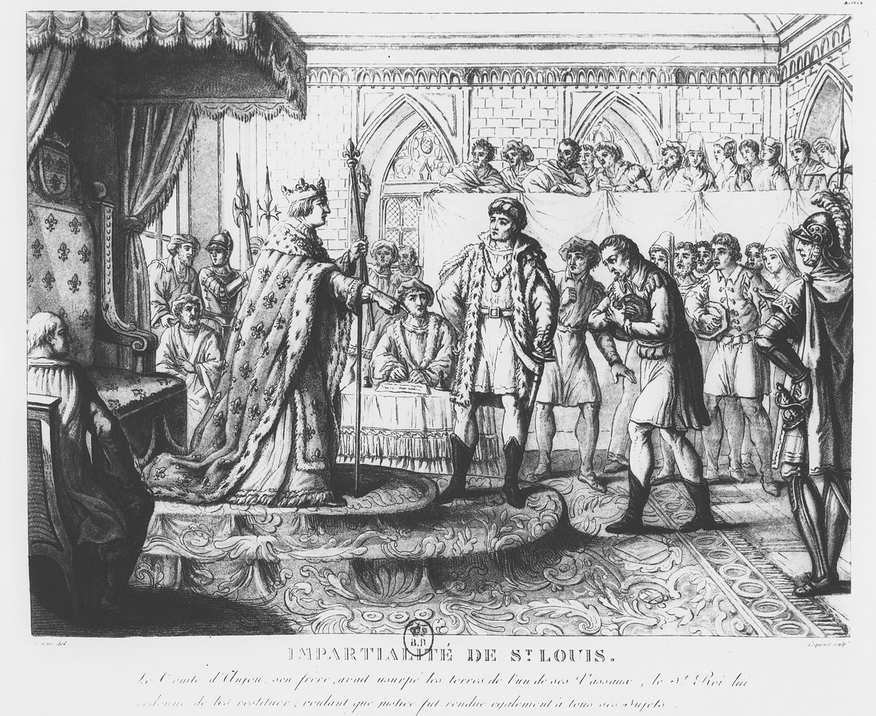 Ludvig IX:s opartiskhet av Pierre Charles Coqueret