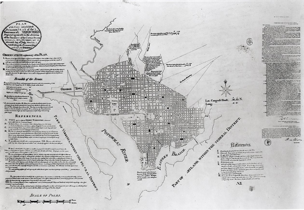 Plan of Washington D.C., pub. i 