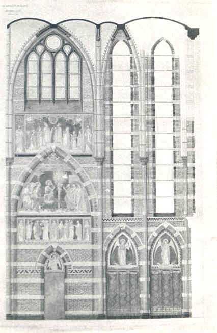 Design for the Interior of the Sint-Augustinuskerk in Nijmegen av Pierre Cuypers