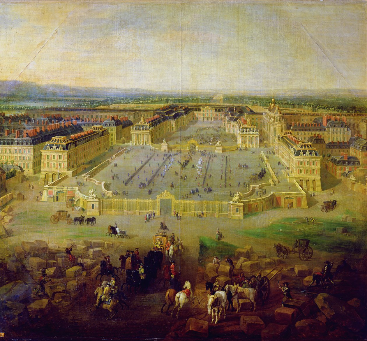 Chateau de Versailles och Place d