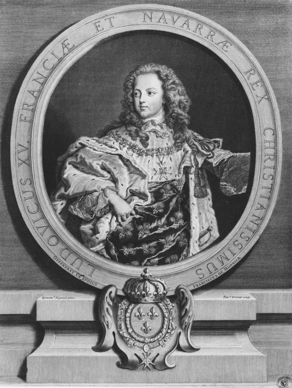 Ludvig XV som barn av Pierre Imbert Drevet