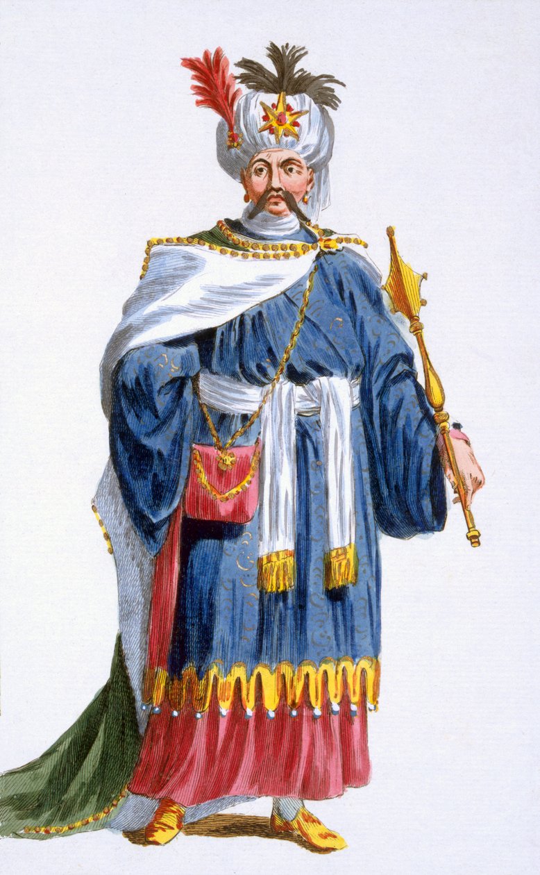 Japanske kejsaren Kaogun, 1780 av Pierre Duflos